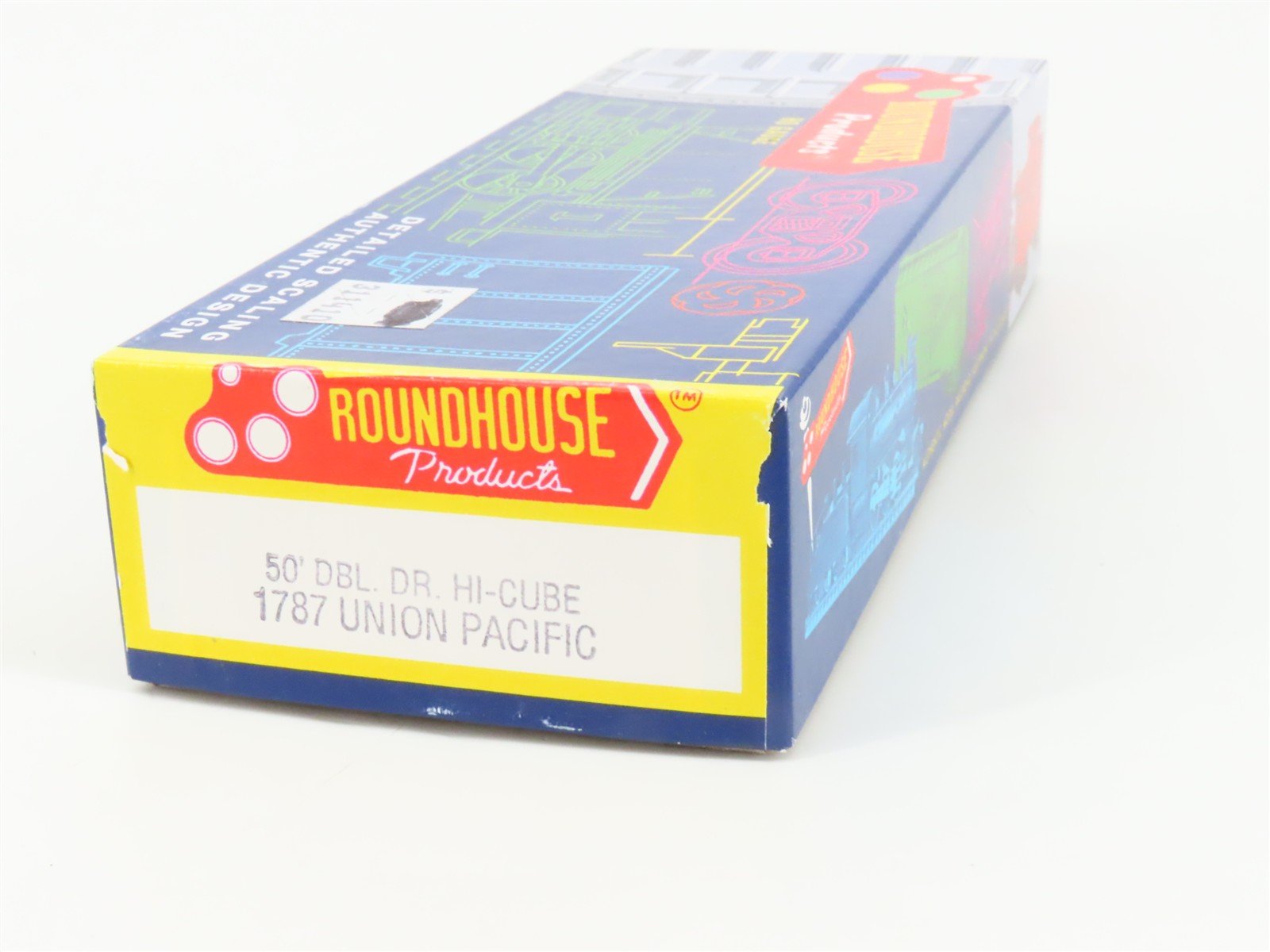HO Scale Roundhouse 1787 UP Automated Railway 50' Box Car #960856 - Upgraded