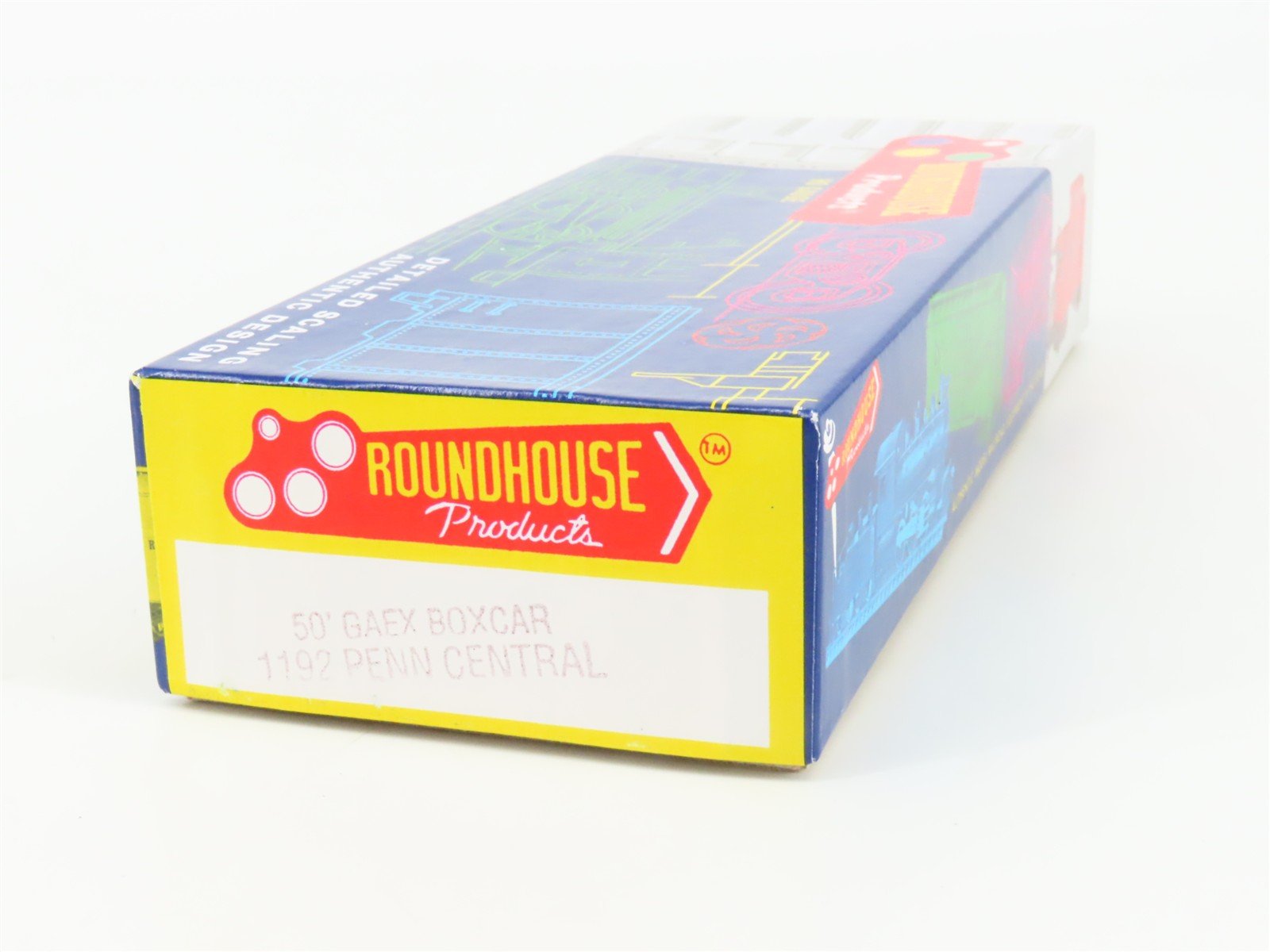 HO Scale Roundhouse 1192 PRR/PC Penn Central 50' GAEX Box Car #264698 Upgraded