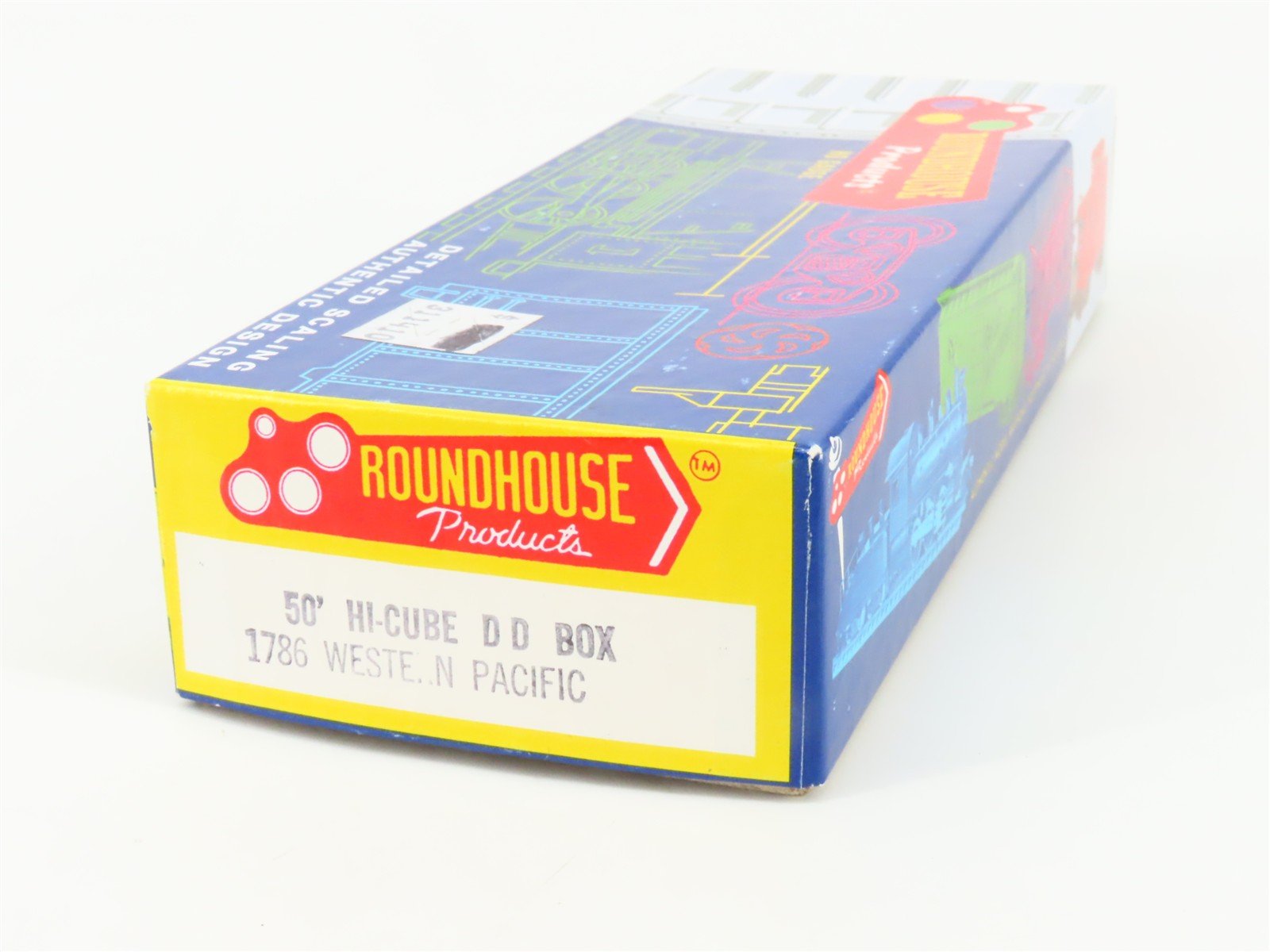 HO Scale Roundhouse 1786 WP Western Pacific 50' Hi-Cube Boxcar #3766 - Upgraded
