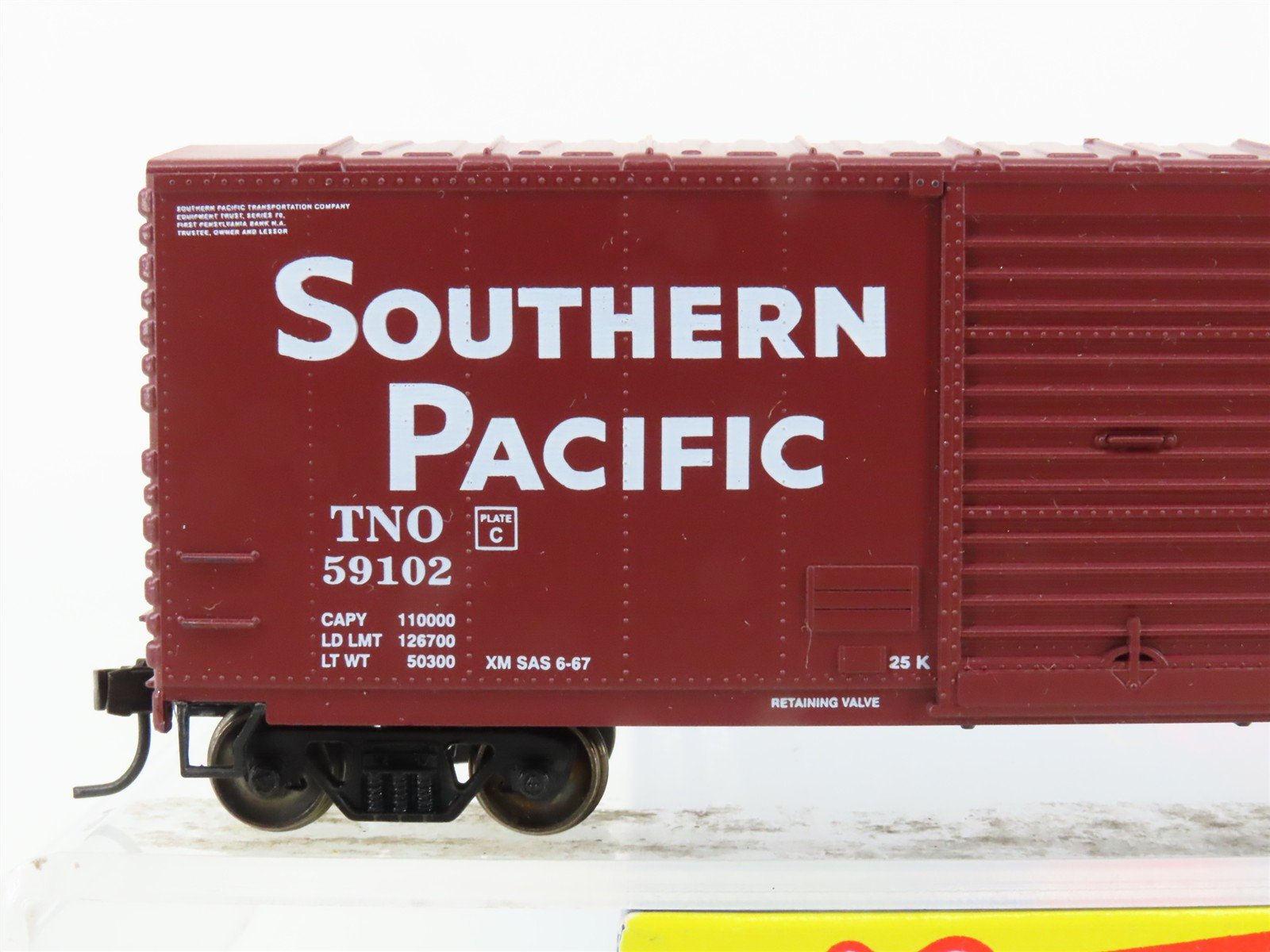 HO Scale Roundhouse 1101 TNO Southern Pacific 40' Box Car #59102 - Upgraded