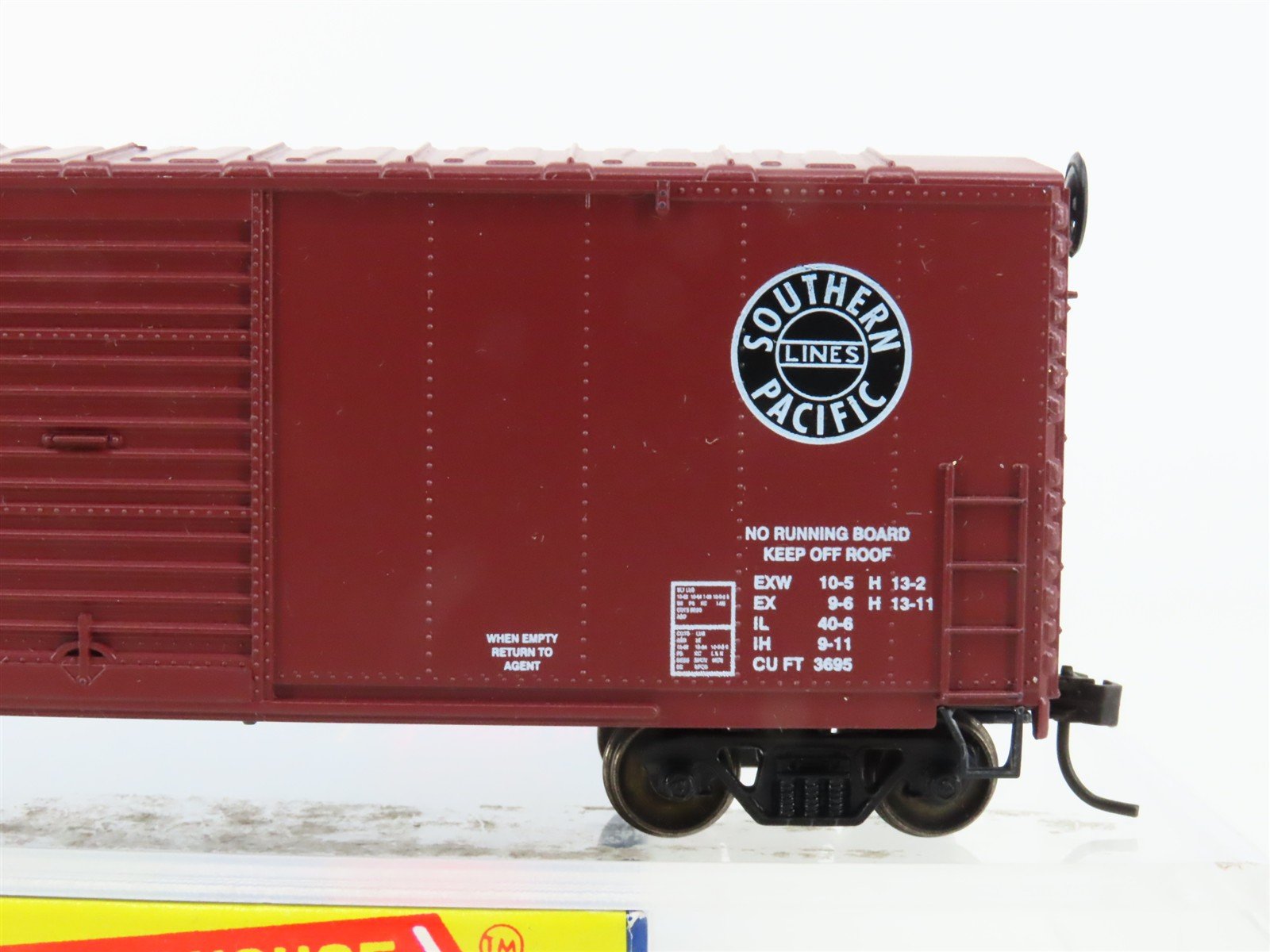 HO Scale Roundhouse 1101 TNO Southern Pacific 40' Box Car #59102 - Upgraded