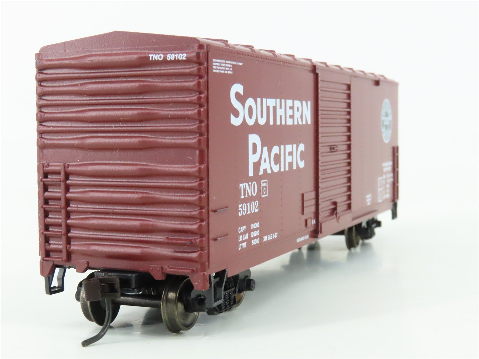 HO Scale Roundhouse 1101 TNO Southern Pacific 40' Box Car #59102 - Upgraded