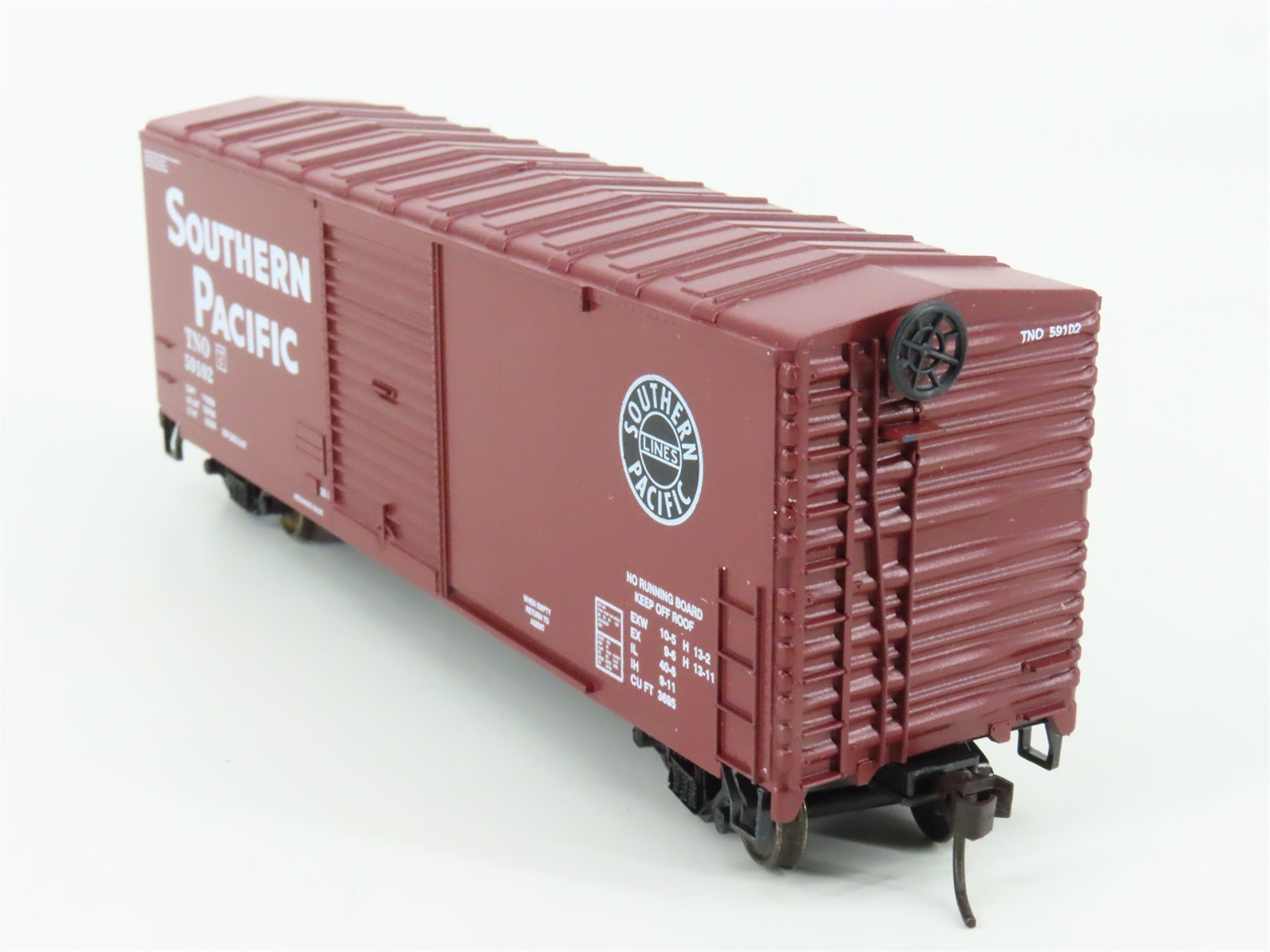 HO Scale Roundhouse 1101 TNO Southern Pacific 40' Box Car #59102 - Upgraded