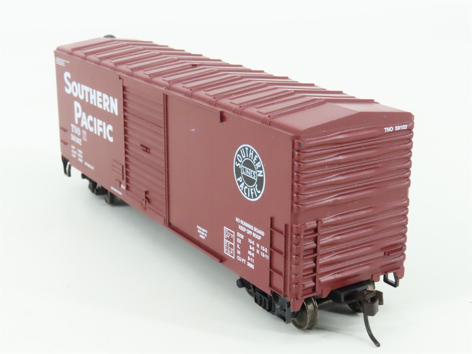 HO Scale Roundhouse 1101 TNO Southern Pacific 40' Box Car #59102 - Upgraded