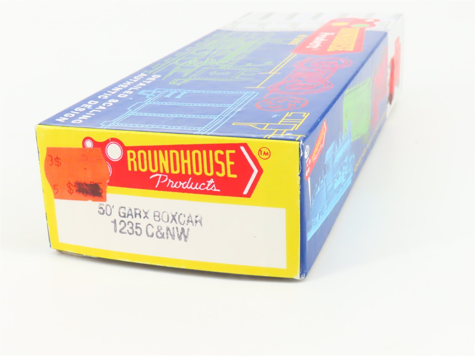 HO Roundhouse 1235 GARX CNW Chicago & North Western 50' Box Car #51516 Upgraded