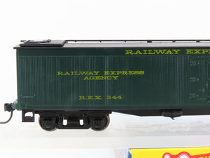 HO Scale Roundhouse 3610 REX Railway Express Agency 50' Reefer #344 - Upgraded