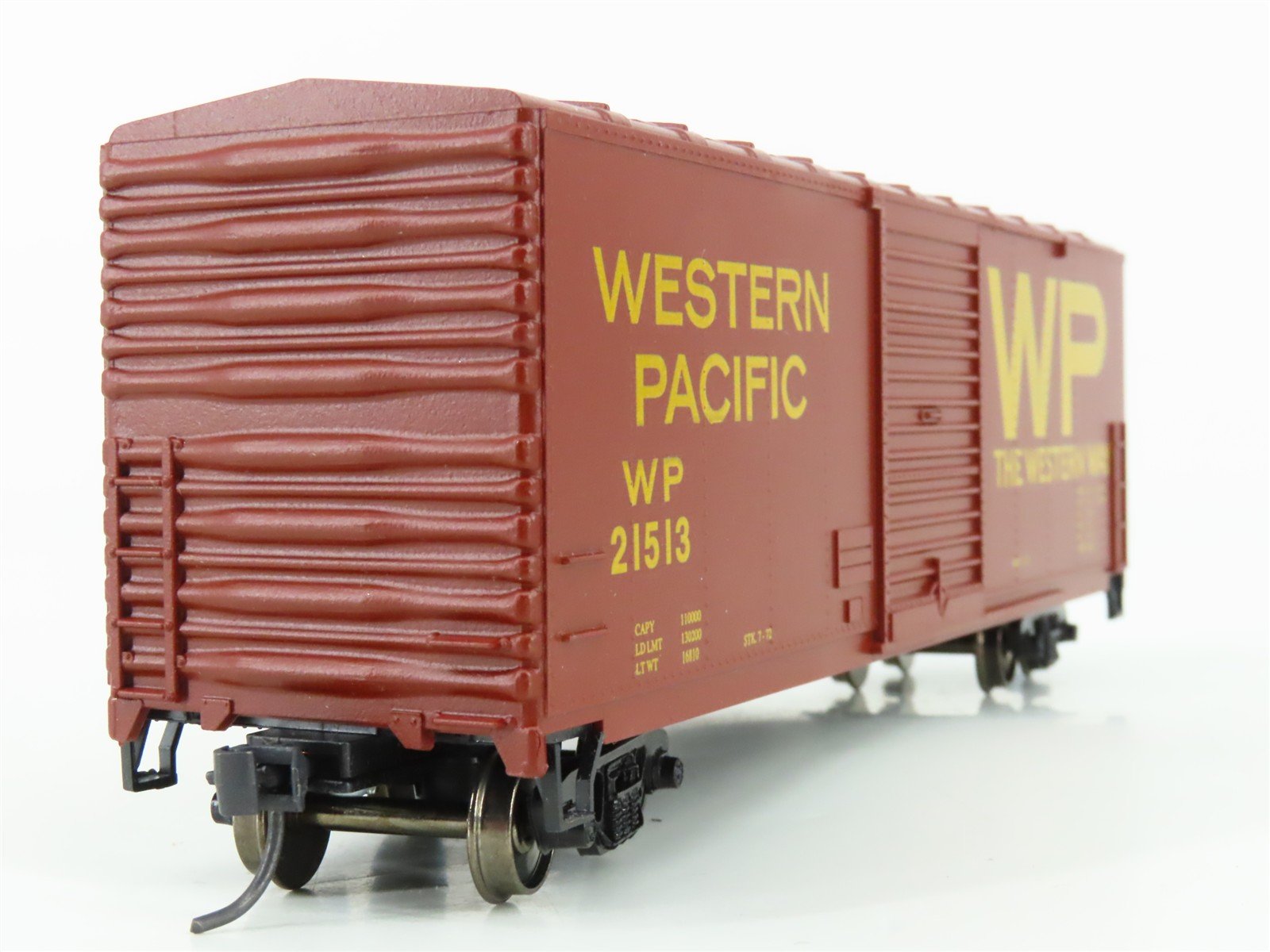 HO Scale Roundhouse 1118 WP The Western Way 40' Box Car #21513 - Upgraded