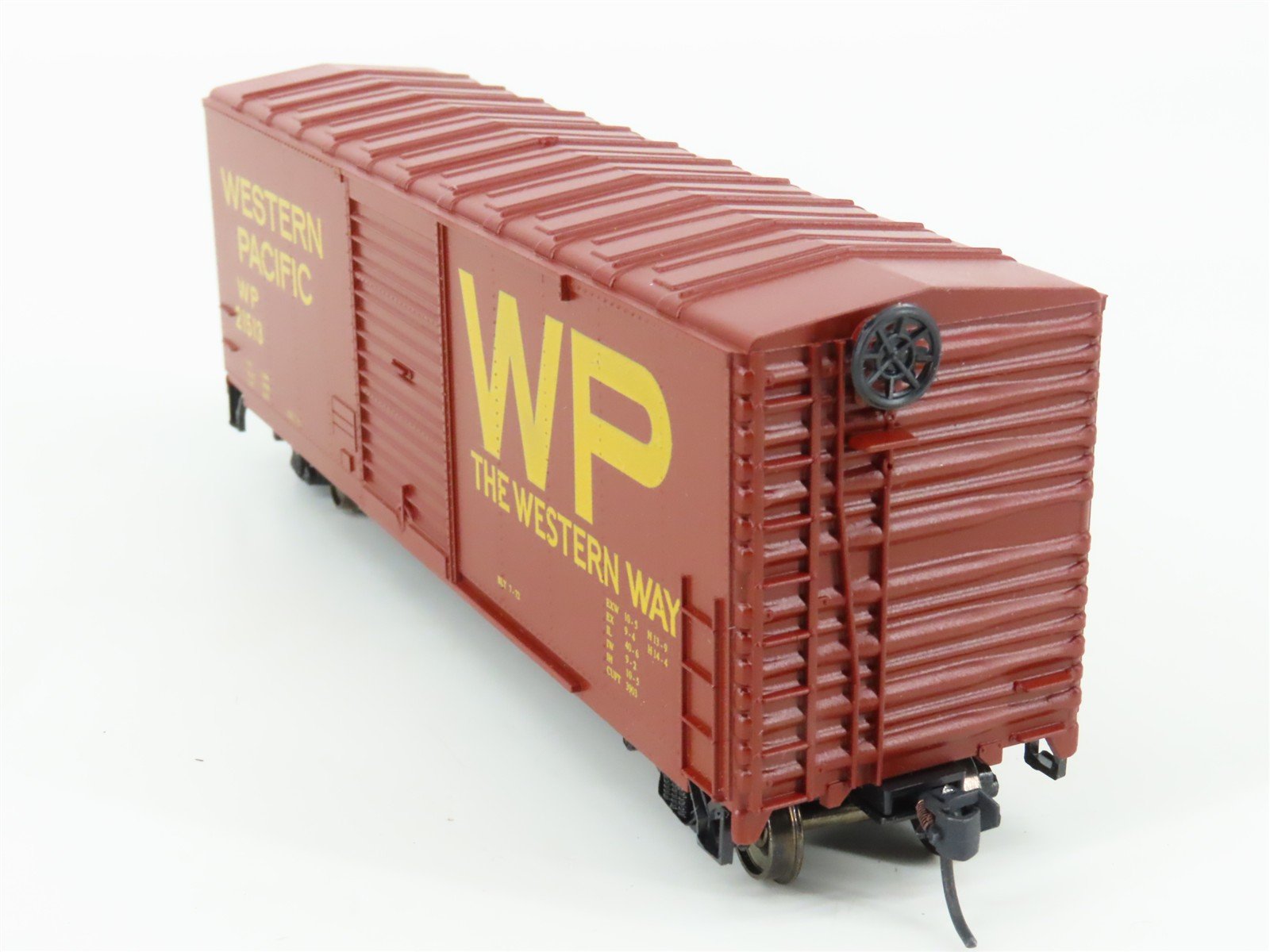 HO Scale Roundhouse 1118 WP The Western Way 40' Box Car #21513 - Upgraded