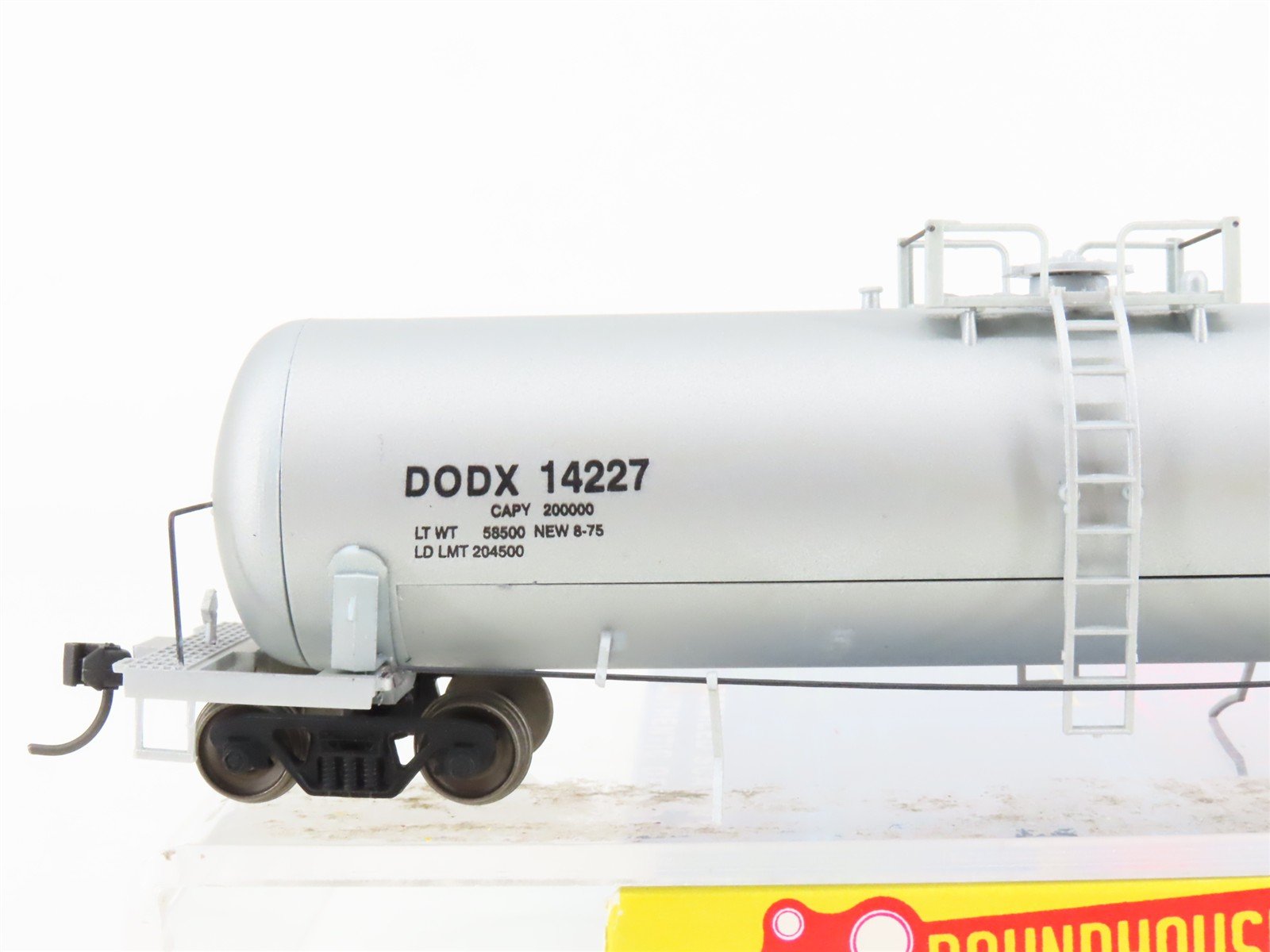 HO Scale Roundhouse 7827 DODX 50' Modern Tank Car #14227 - Upgraded