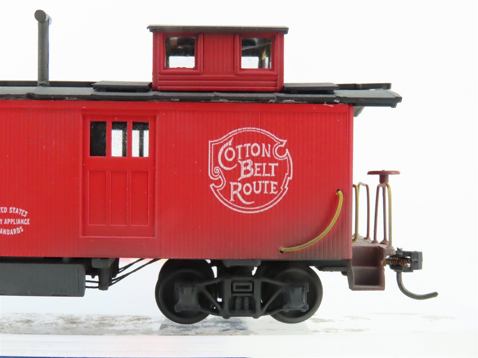 HO Roundhouse 3433 SSW Offset Cupola Caboose #2506 - Weathered - Upgraded