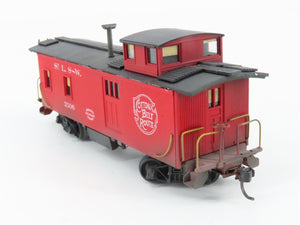 HO Roundhouse 3433 SSW Offset Cupola Caboose #2506 - Weathered - Upgraded