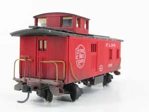 HO Roundhouse 3433 SSW Offset Cupola Caboose #2506 - Weathered - Upgraded