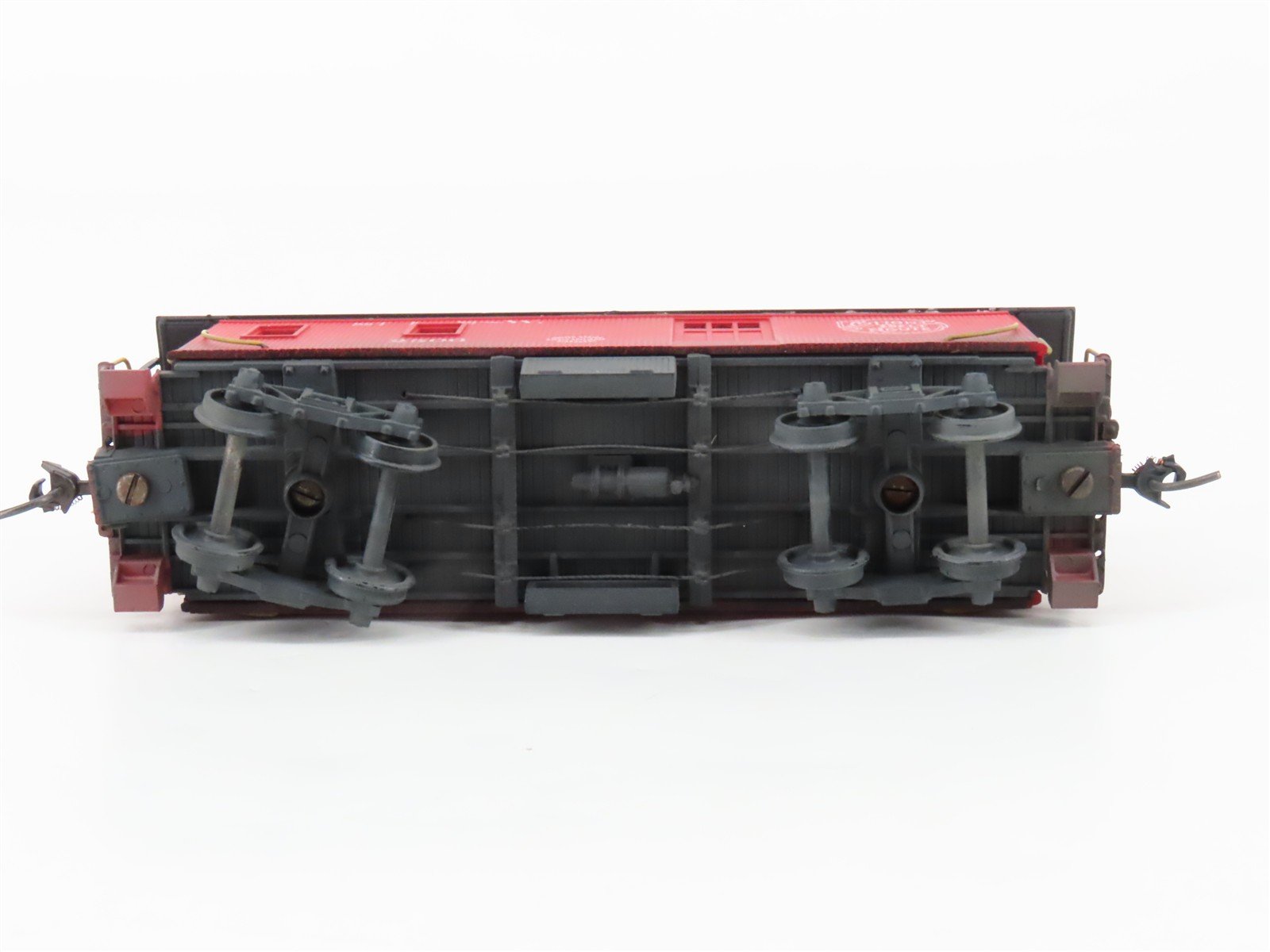 HO Roundhouse 3433 SSW Offset Cupola Caboose #2506 - Weathered - Upgraded