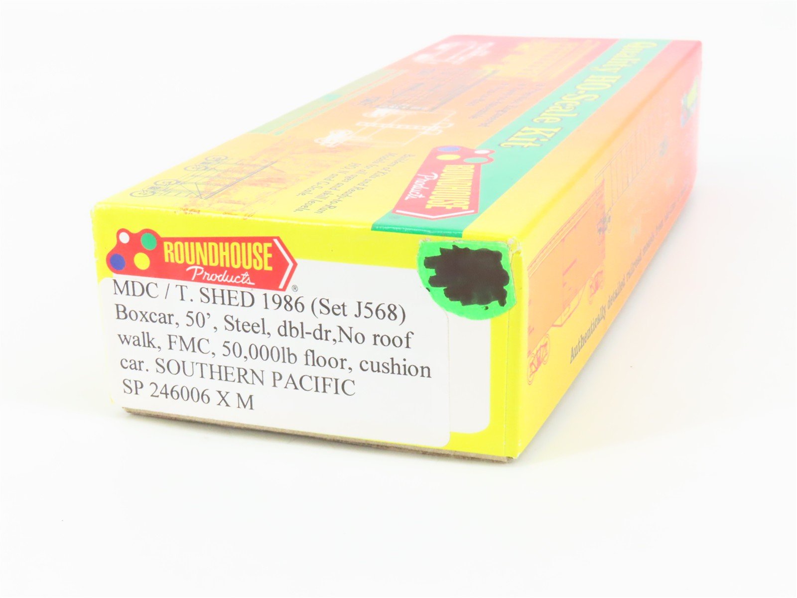 HO Scale Roundhouse J568 SP Southern Pacific 50' Box Car #246006 - Upgraded