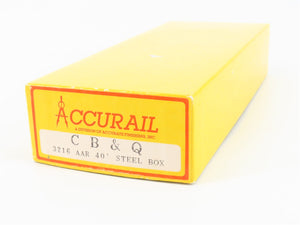 HO Scale Accurail 3216 CB&Q Burlington Route 40' Box Car #61577 - Upgraded