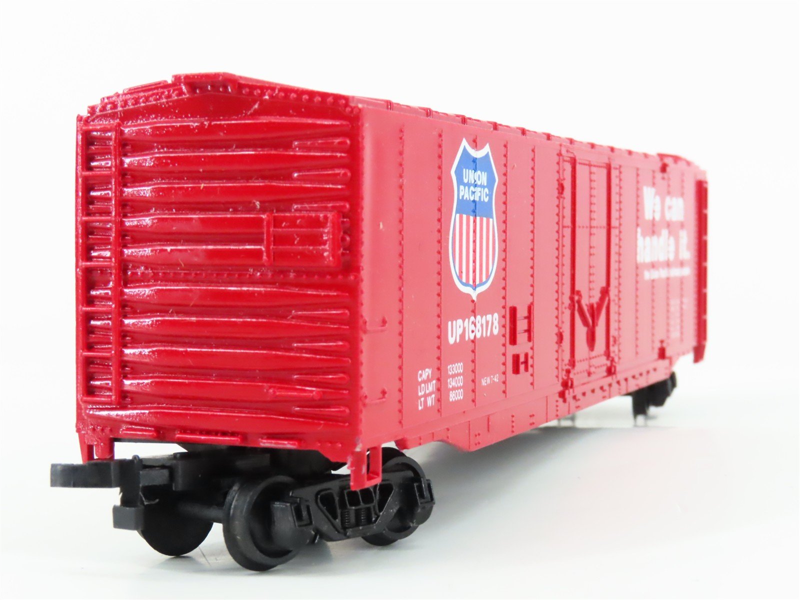 HO Scale Bachmann UP Union Pacific Railroad Plug Door Box Car #168178