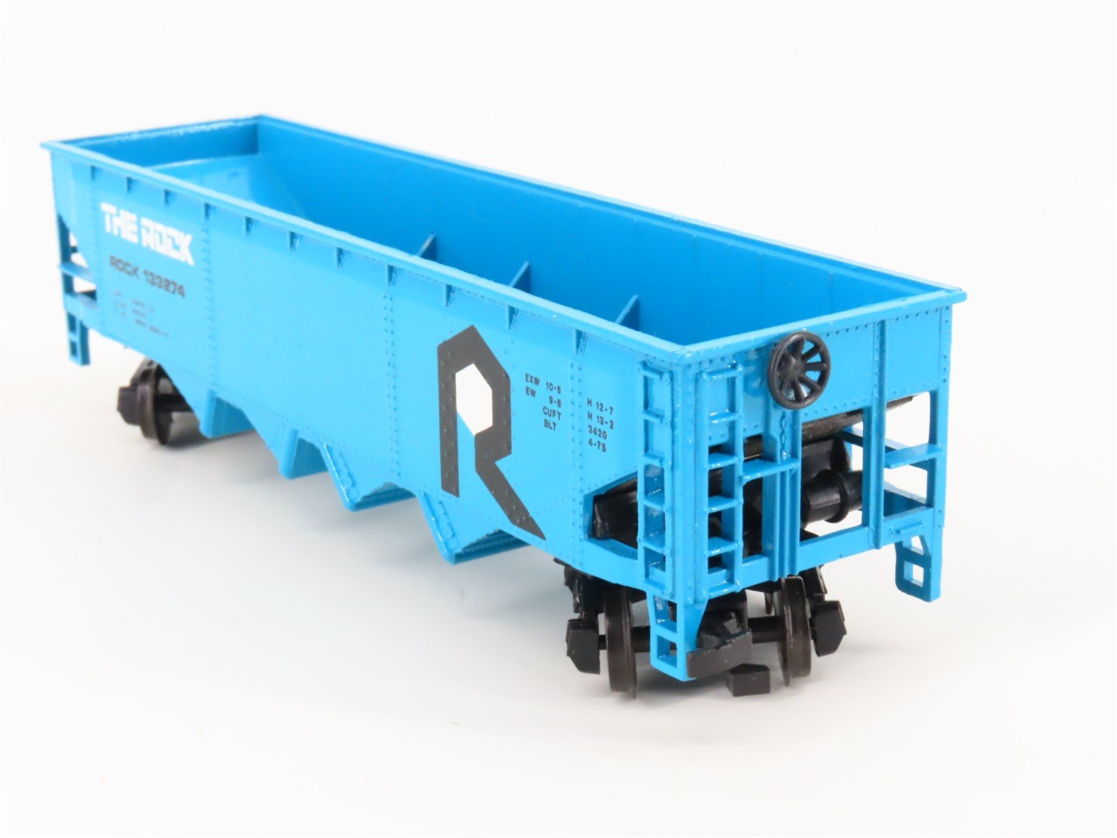 HO Scale Bachmann ROCK The Rock 4-Bay Open Hopper #133274