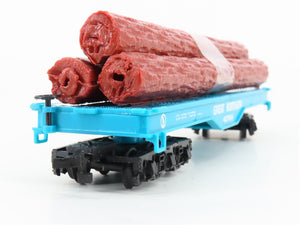 HO Scale Bachmann GN Great Northern Railway Flat Car #42764 w/ Log Load
