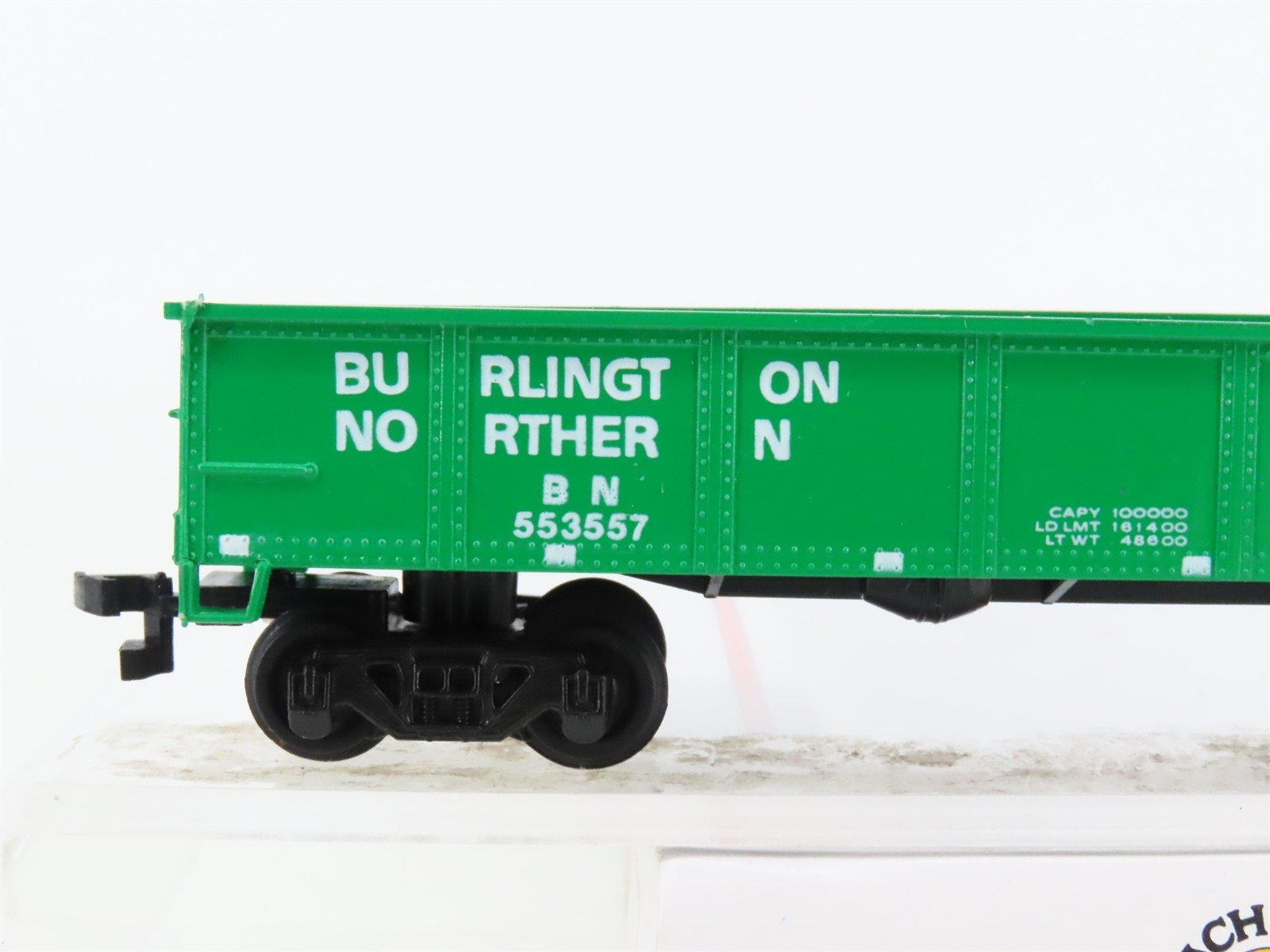 HO Scale Bachmann BN Burlington Northern Railroad Open Gondola #553557