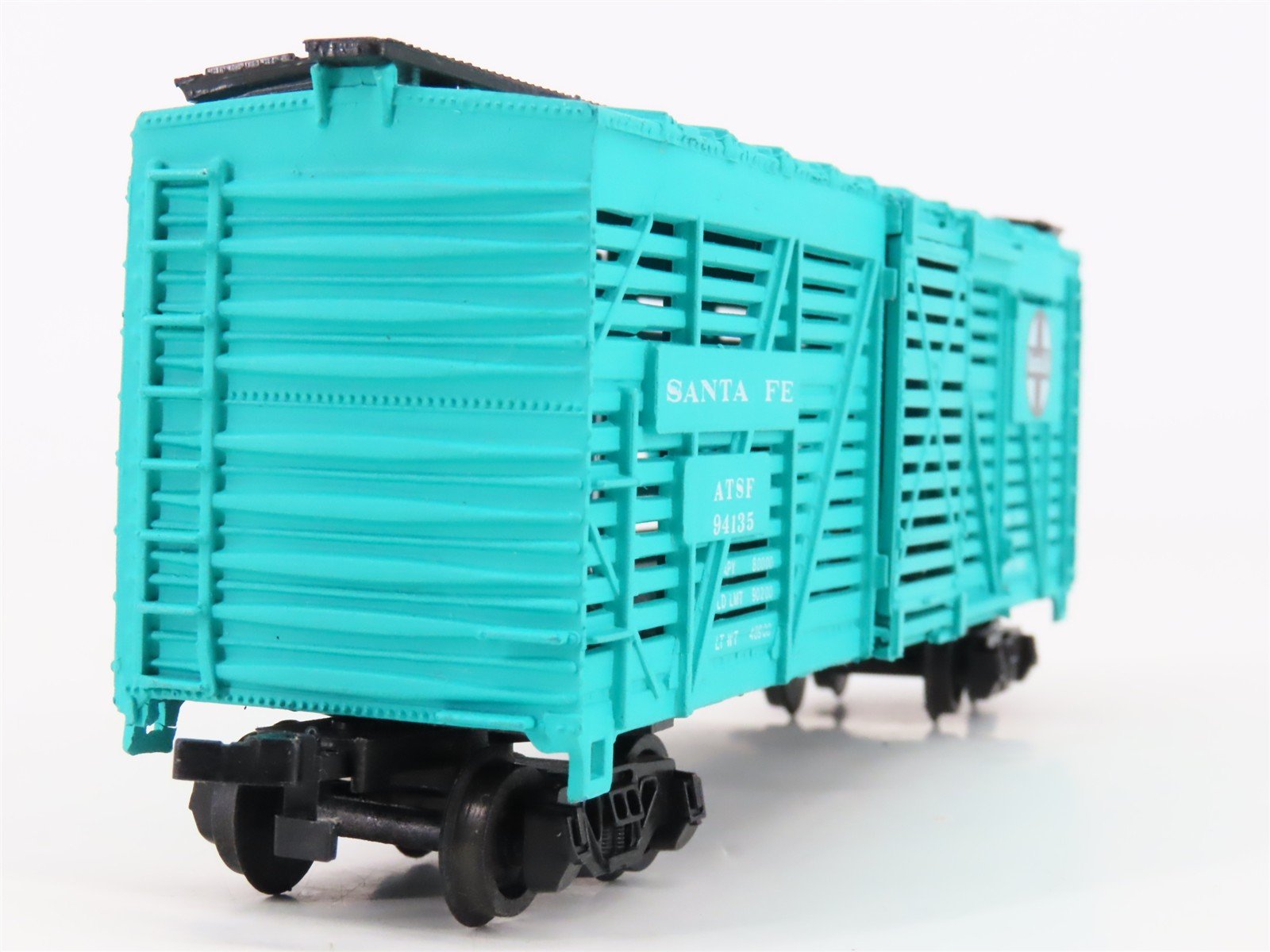 HO Scale Bachmann ATSF Santa Fe Railroad Stock Car #94135