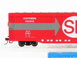 HO Bachmann Silver Series 18107 SP Southern Pacific Railroad Box Car #51187