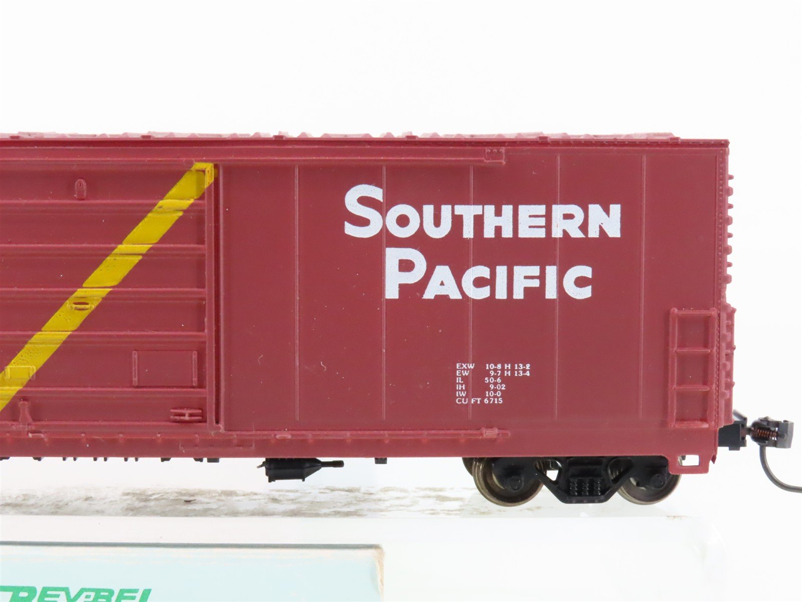 HO Scale Bev-Bel 9986 SP Southern Pacific 50' Single Door Box Car #17459