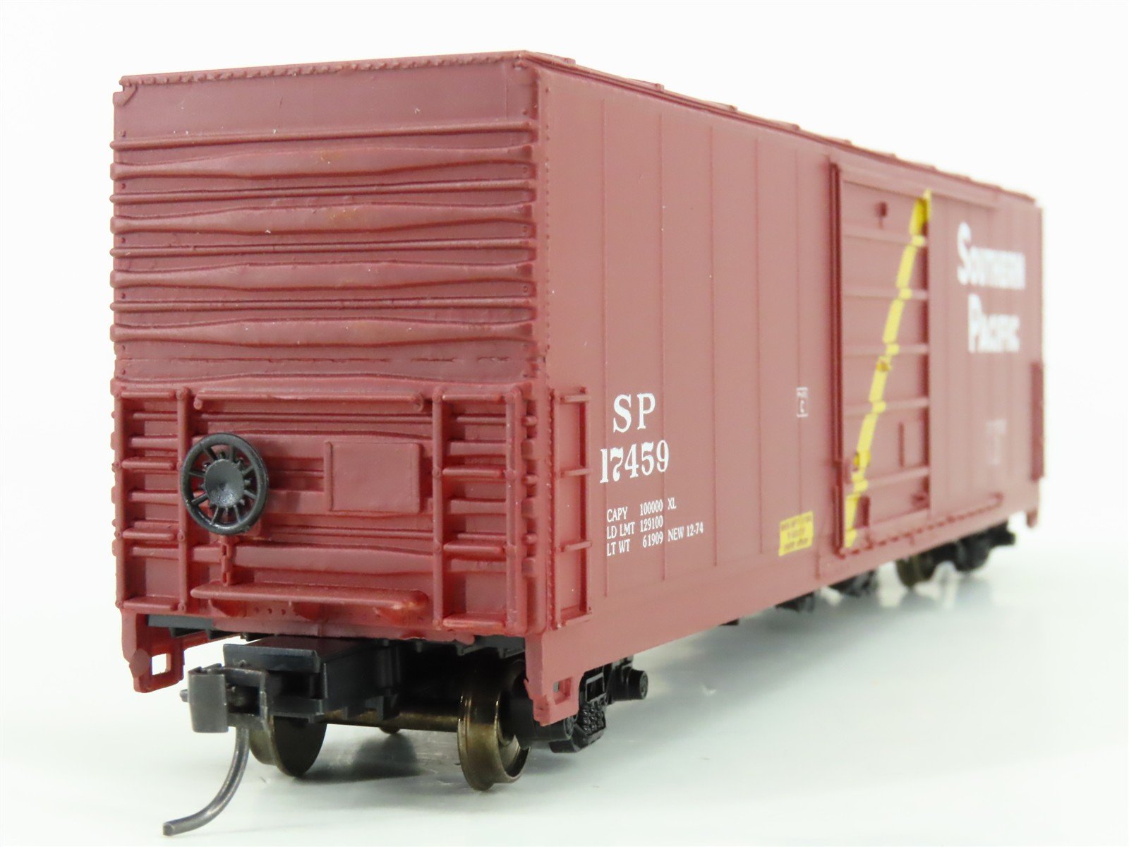 HO Scale Bev-Bel 9986 SP Southern Pacific 50' Single Door Box Car #17459