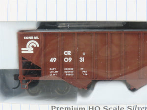 HO Scale Bachmann Silver Series 18706 CR Conrail 3-Bay Hoppers 6-Pack Sealed