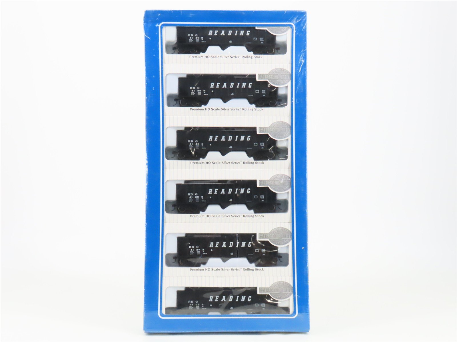 HO Scale Bachmann Silver Series 18710 RDG Reading 3-Bay Hoppers 6-Pack Sealed