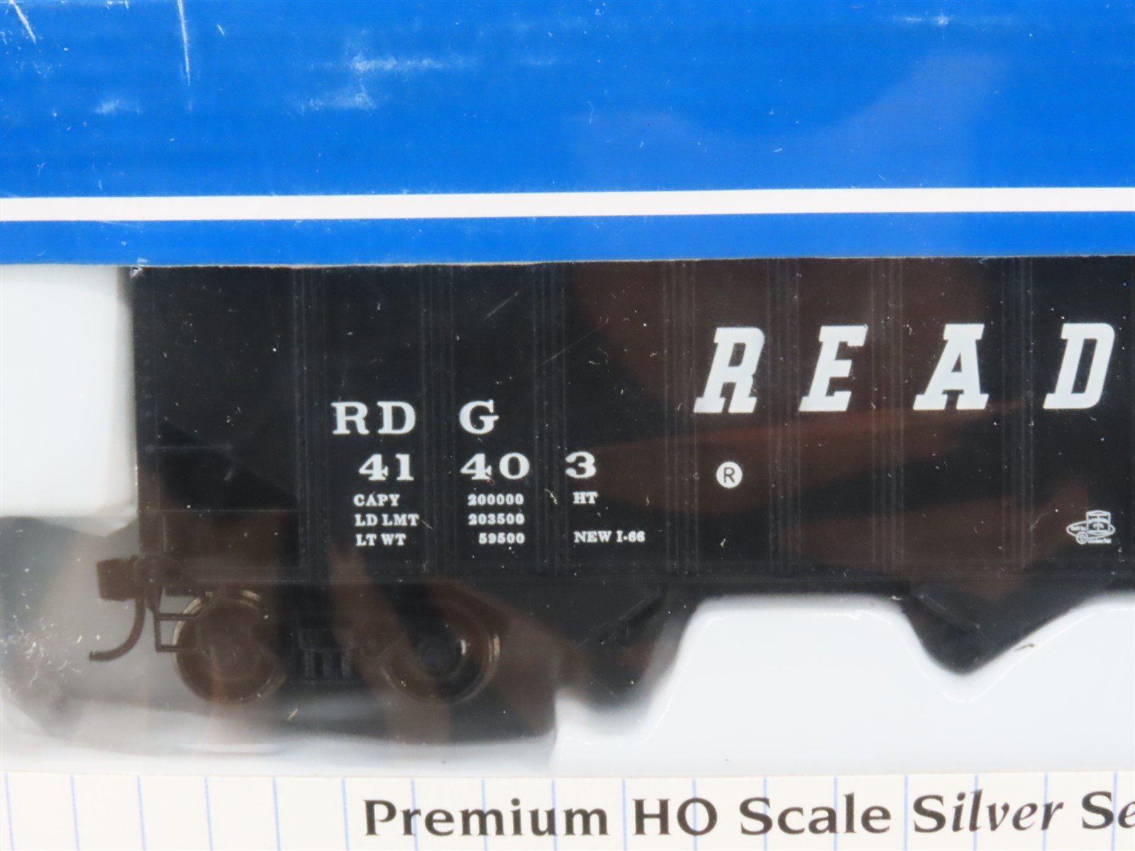 HO Scale Bachmann Silver Series 18710 RDG Reading 3-Bay Hoppers 6-Pack Sealed