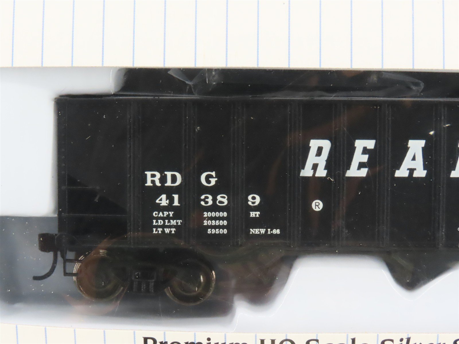 HO Scale Bachmann Silver Series 18710 RDG Reading 3-Bay Hoppers 6-Pack Sealed