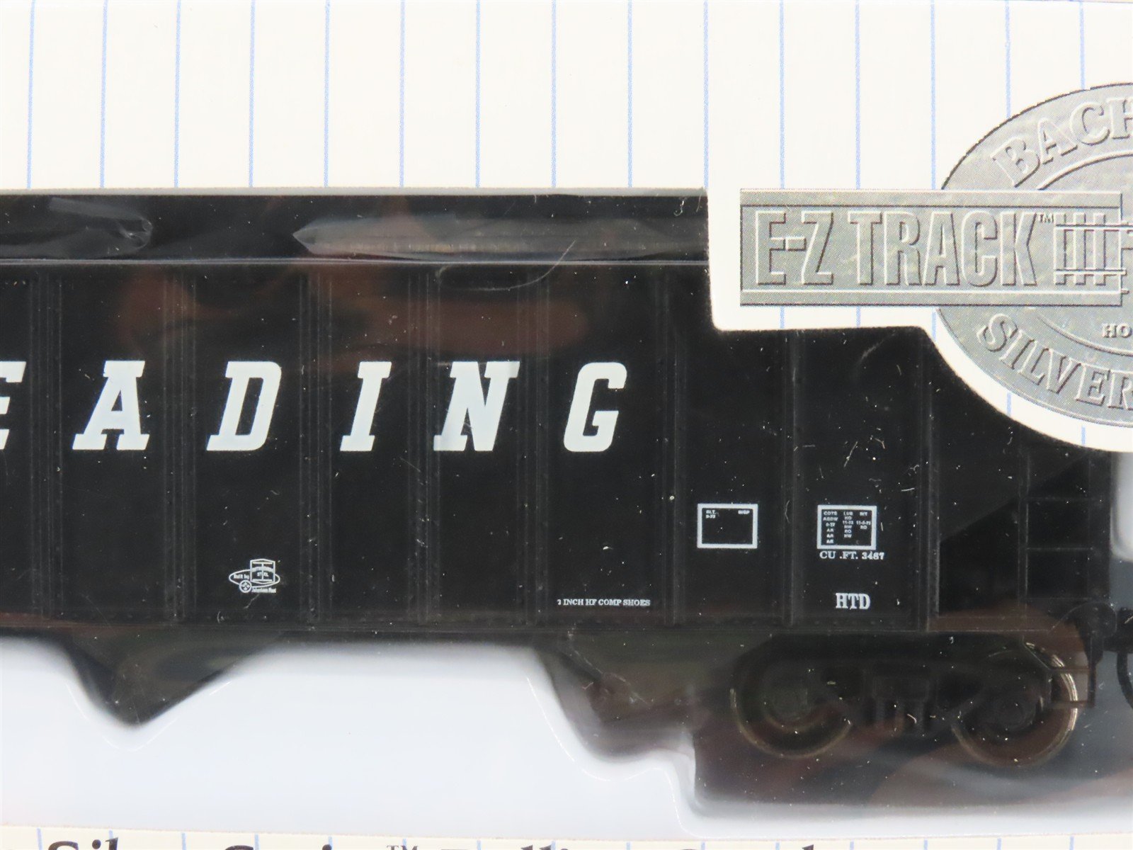 HO Scale Bachmann Silver Series 18710 RDG Reading 3-Bay Hoppers 6-Pack Sealed