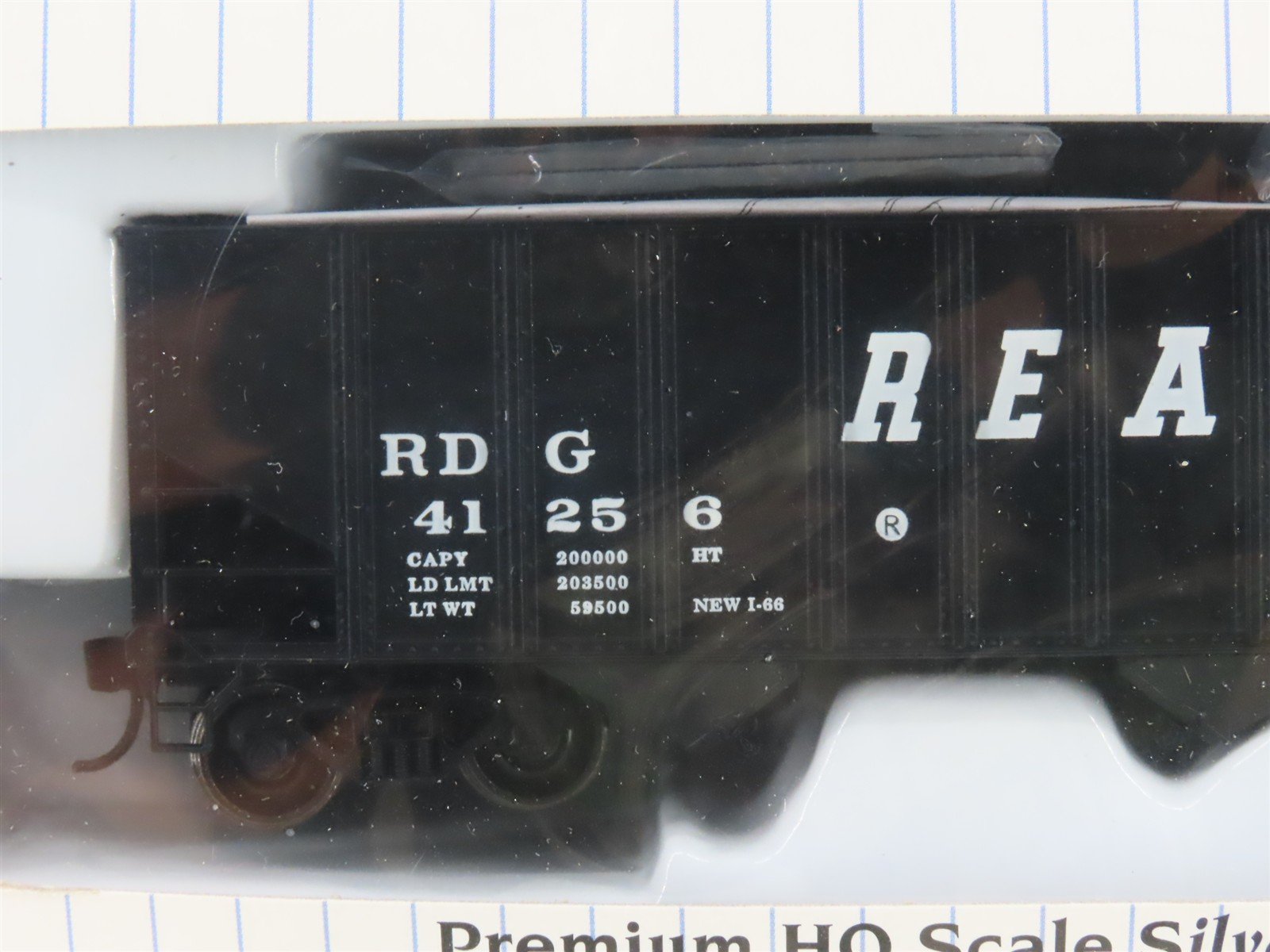 HO Scale Bachmann Silver Series 18710 RDG Reading 3-Bay Hoppers 6-Pack Sealed