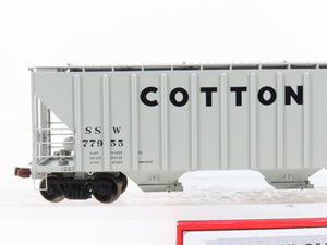 HO Scaletrains Operator SXT10533 SSW Cotton Belt 3-Bay Covered Hopper #77955