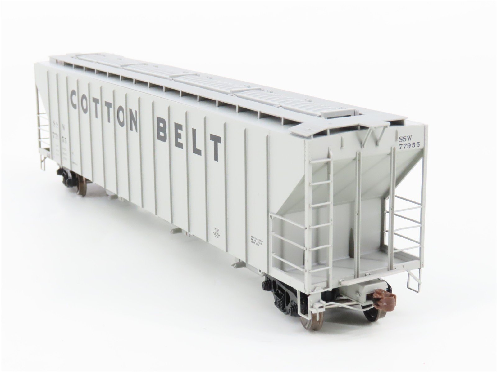 HO Scaletrains Operator SXT10533 SSW Cotton Belt 3-Bay Covered Hopper #77955