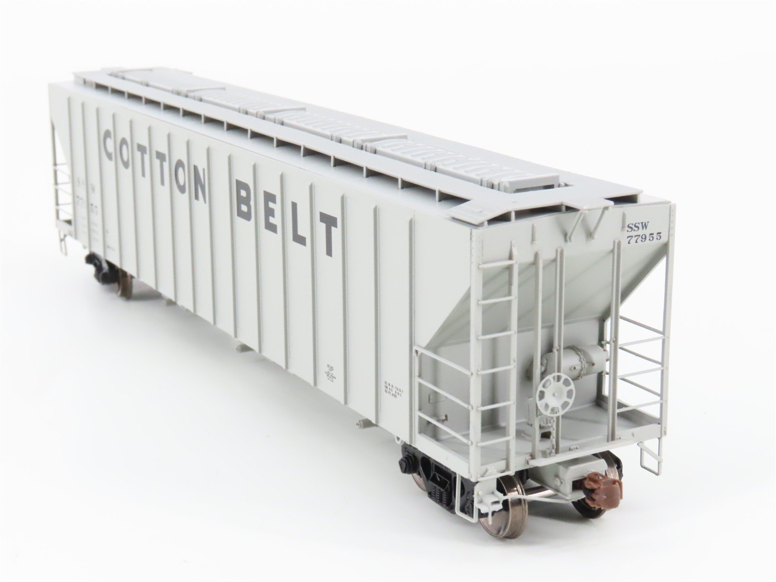 HO Scaletrains Operator SXT10533 SSW Cotton Belt 3-Bay Covered Hopper #77955
