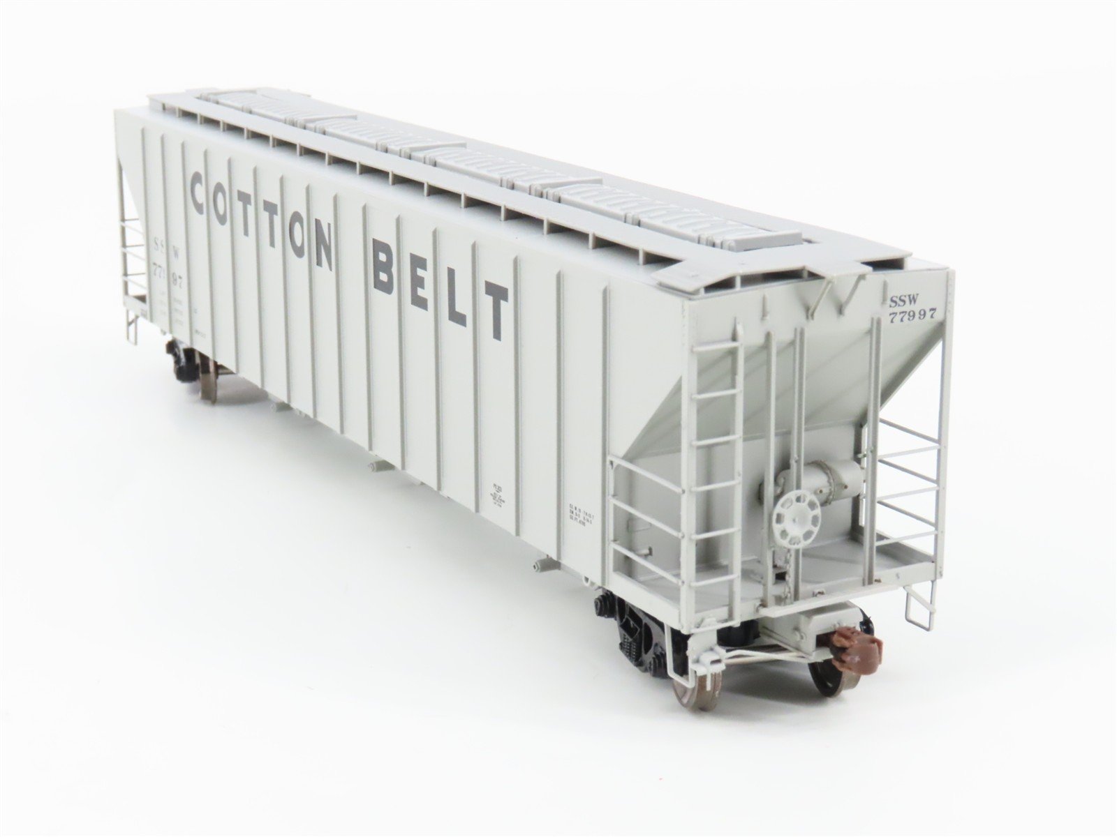 HO Scaletrains Operator SXT10534 SSW Cotton Belt 3-Bay Covered Hopper #77997