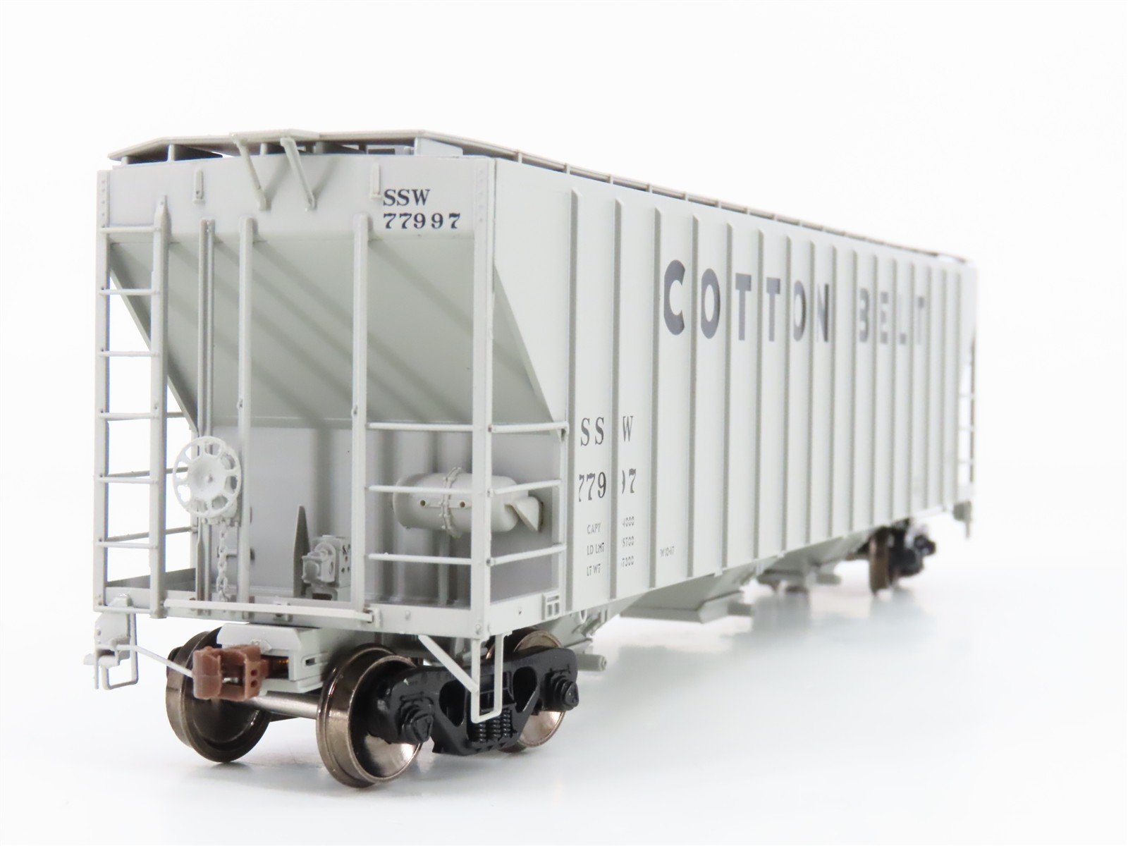 HO Scaletrains Operator SXT10534 SSW Cotton Belt 3-Bay Covered Hopper #77997