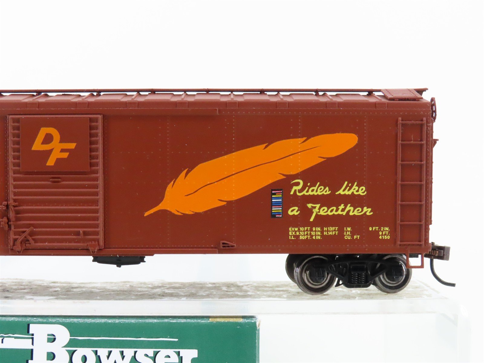 HO Bowser Stewart Executive Line 40372 WP Western Pacific 50' Box Car #4006
