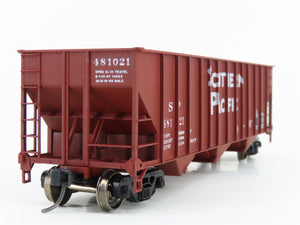 HO Scale Bowser 55111 SP Southern Pacific 3-Bay Open Hopper #481021 - Upgraded
