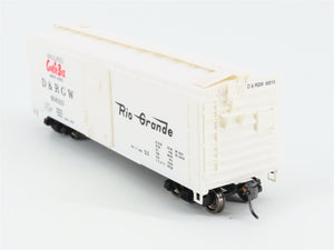 HO Scale Bowser English's 3-1015 D&RGW Cookie Box 40' Box Car #60010 - Upgraded