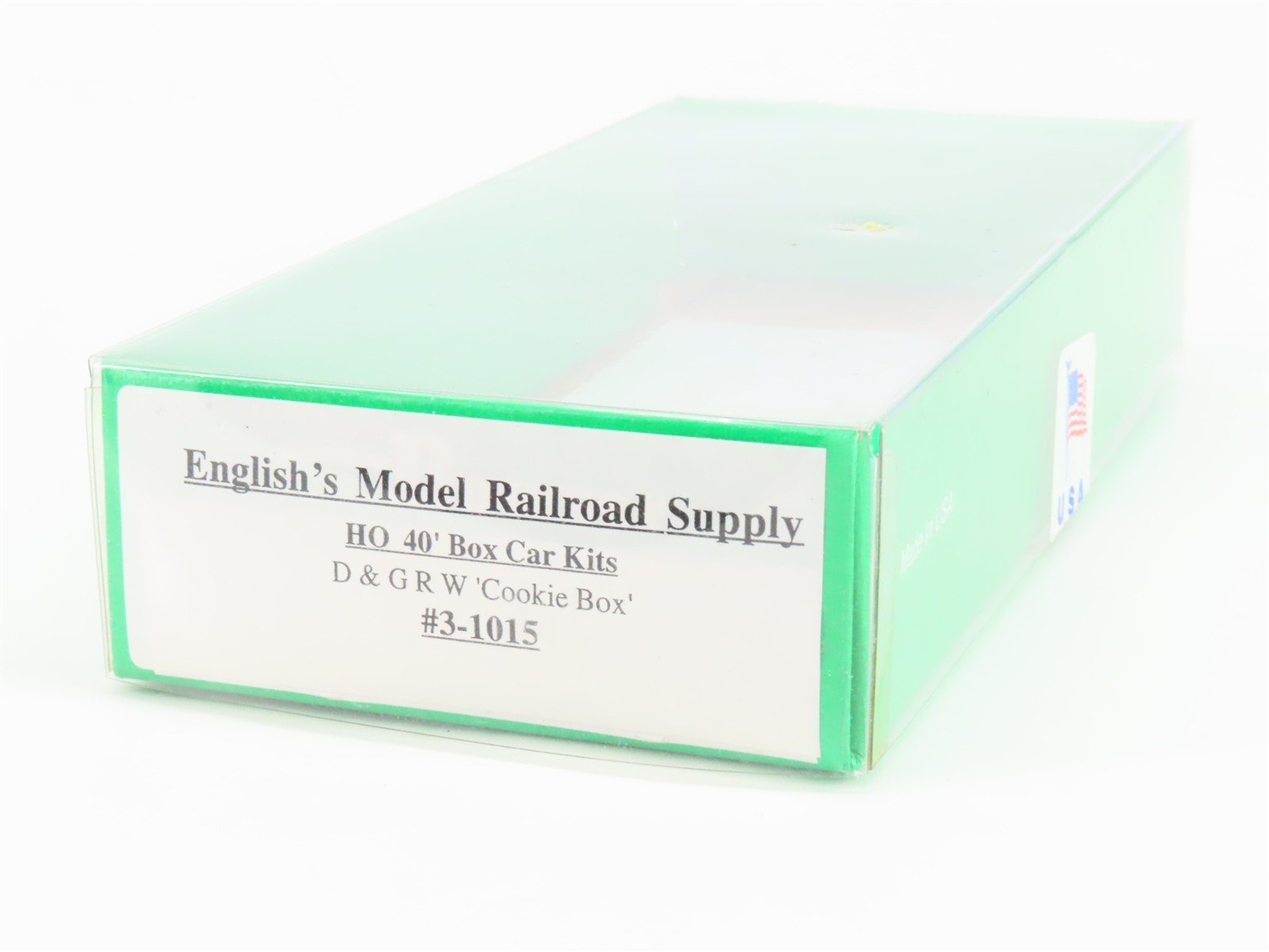 HO Scale Bowser English's 3-1015 D&RGW Cookie Box 40' Box Car #60010 - Upgraded