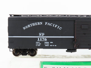 HO Scale Bowser English's 3-1504 NP Northern Pacific 50' Box Car #1176 -Upgraded