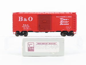 HO C&BT Shops 0201 B&O Baltimore & Ohio Time-Saver Box Car #467278 - Upgraded