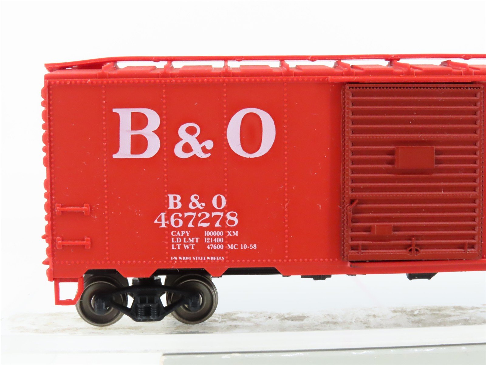 HO C&BT Shops 0201 B&O Baltimore & Ohio Time-Saver Box Car #467278 - Upgraded