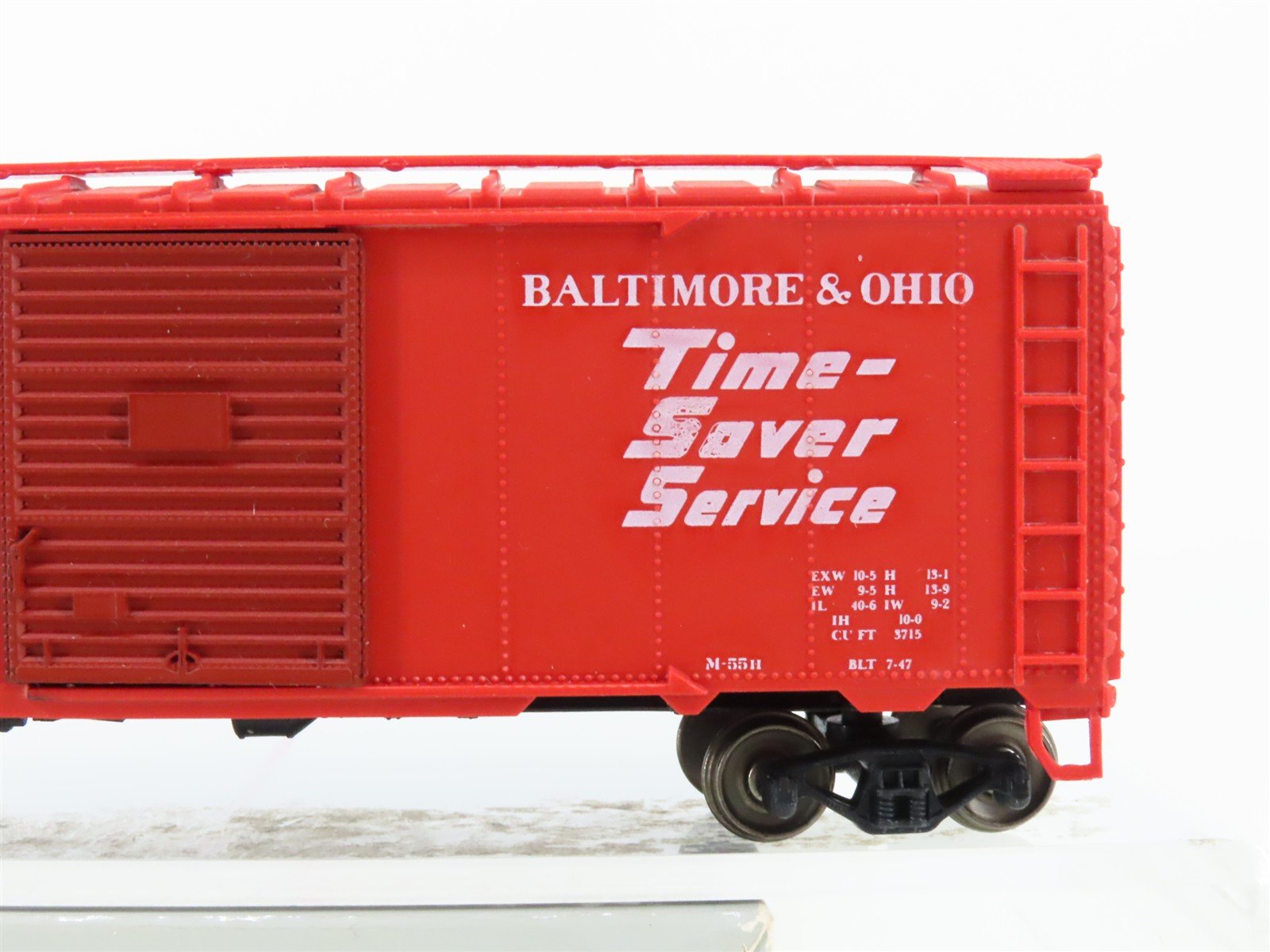 HO C&BT Shops 0201 B&O Baltimore & Ohio Time-Saver Box Car #467278 - Upgraded