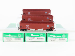 HO Bowser Stewart 11041 T&NO SP Southern Pacific 3-Bay Hopper 3-Pack - Upgraded