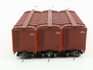 HO Scale Accurail 3353 PFE Pacific Fruit Express 40' Wood Reefer 3-Pack Upgraded