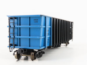 HO Scale Roundhouse 7844 DRGW Rio Grande Thrall Coal Gondola #13359 - Upgraded