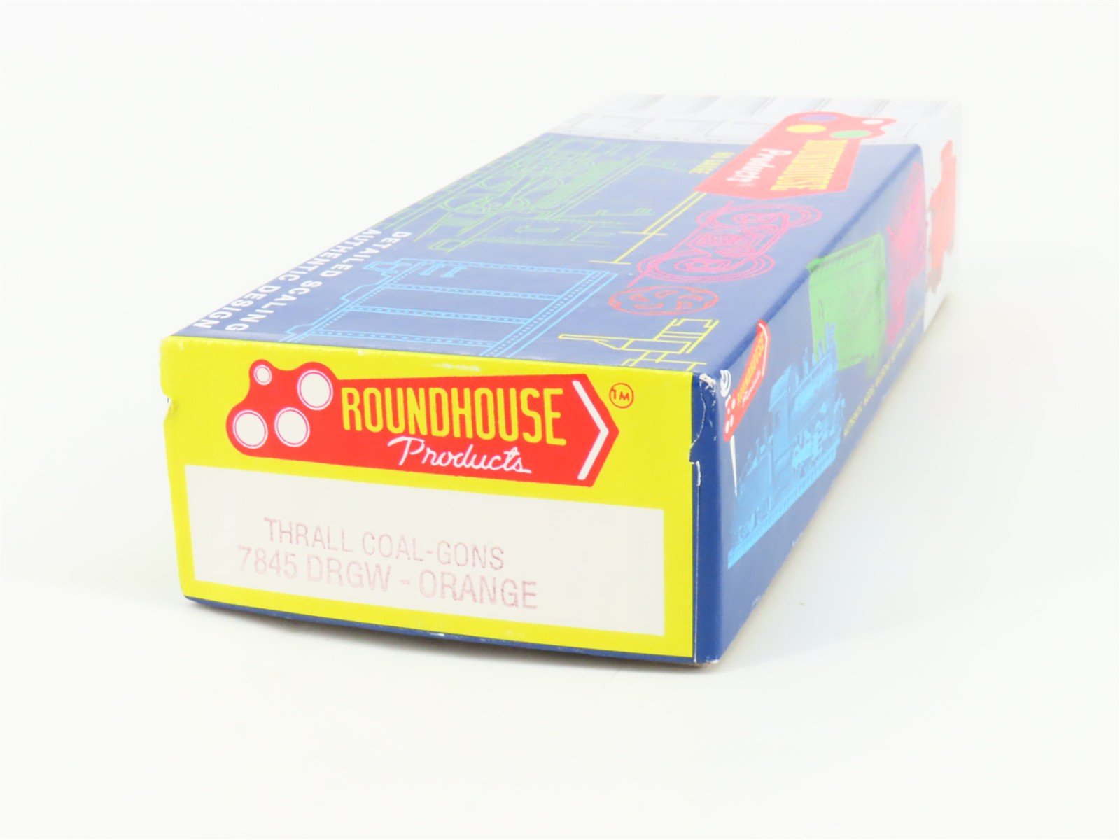 HO Roundhouse 7845 D&RGW Rio Grande Thrall Coal Liner Gondola #56996 - Upgraded